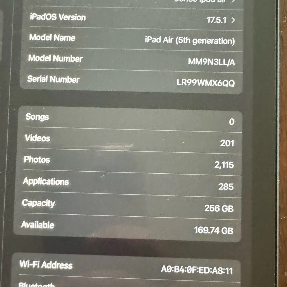 Ipad Air (5th generation)